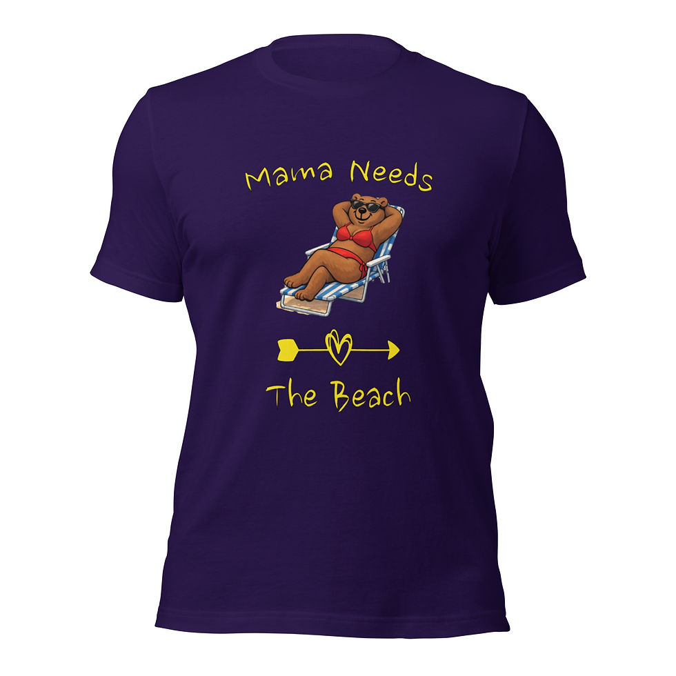Thumbnail: Mama Needs The Beach Unisex T Shirt