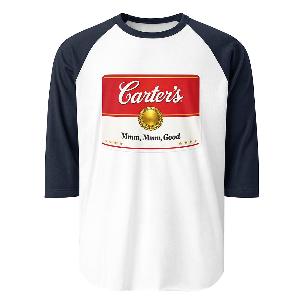 Thumbnail: Carter's Mmm Mmm Good 3/4 Sleeve Raglan Shirt