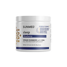 These are SUNMED Full Spectrum Sleep Gummies with THC and CBD and CBN