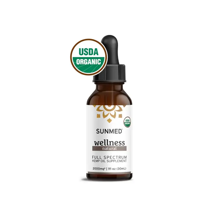 SUNMED Full Spectrum Organic Tincture Natural 3000mg