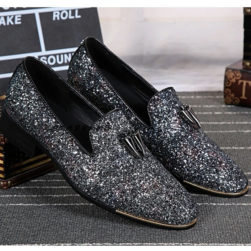 Glitter Fashion Men Shoes