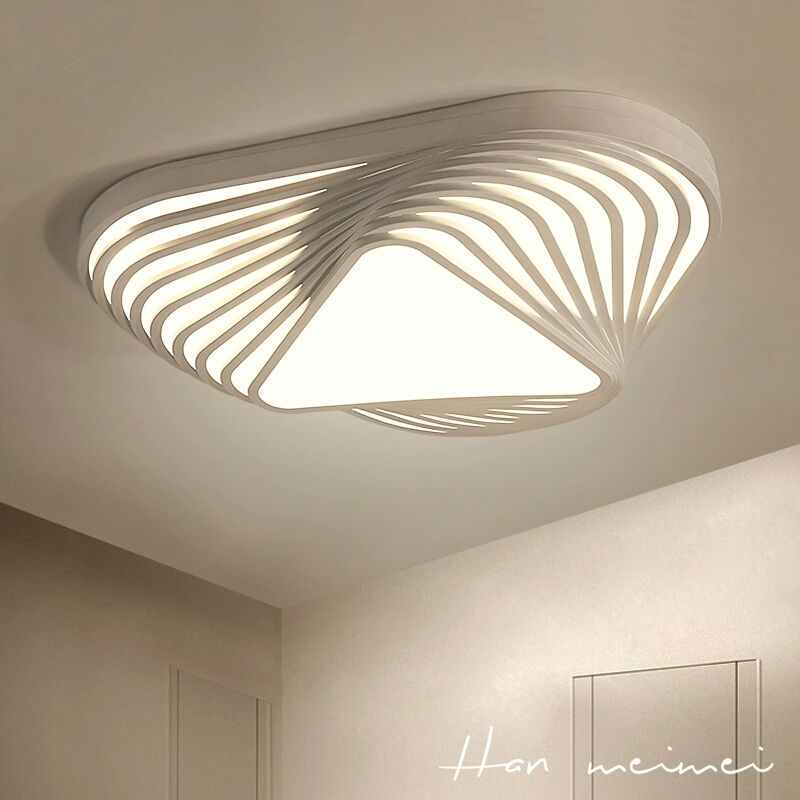 triangle led ceiling light modern bedroom lighting