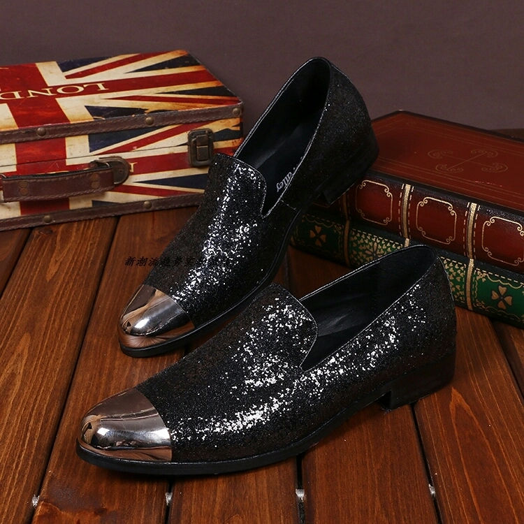 Iron Paillette 2017 Glitter Flats Slip-on
