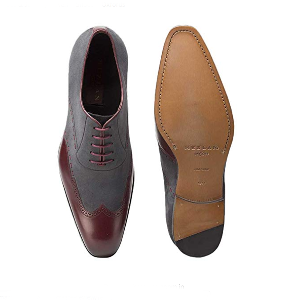 mezlan two tone shoes