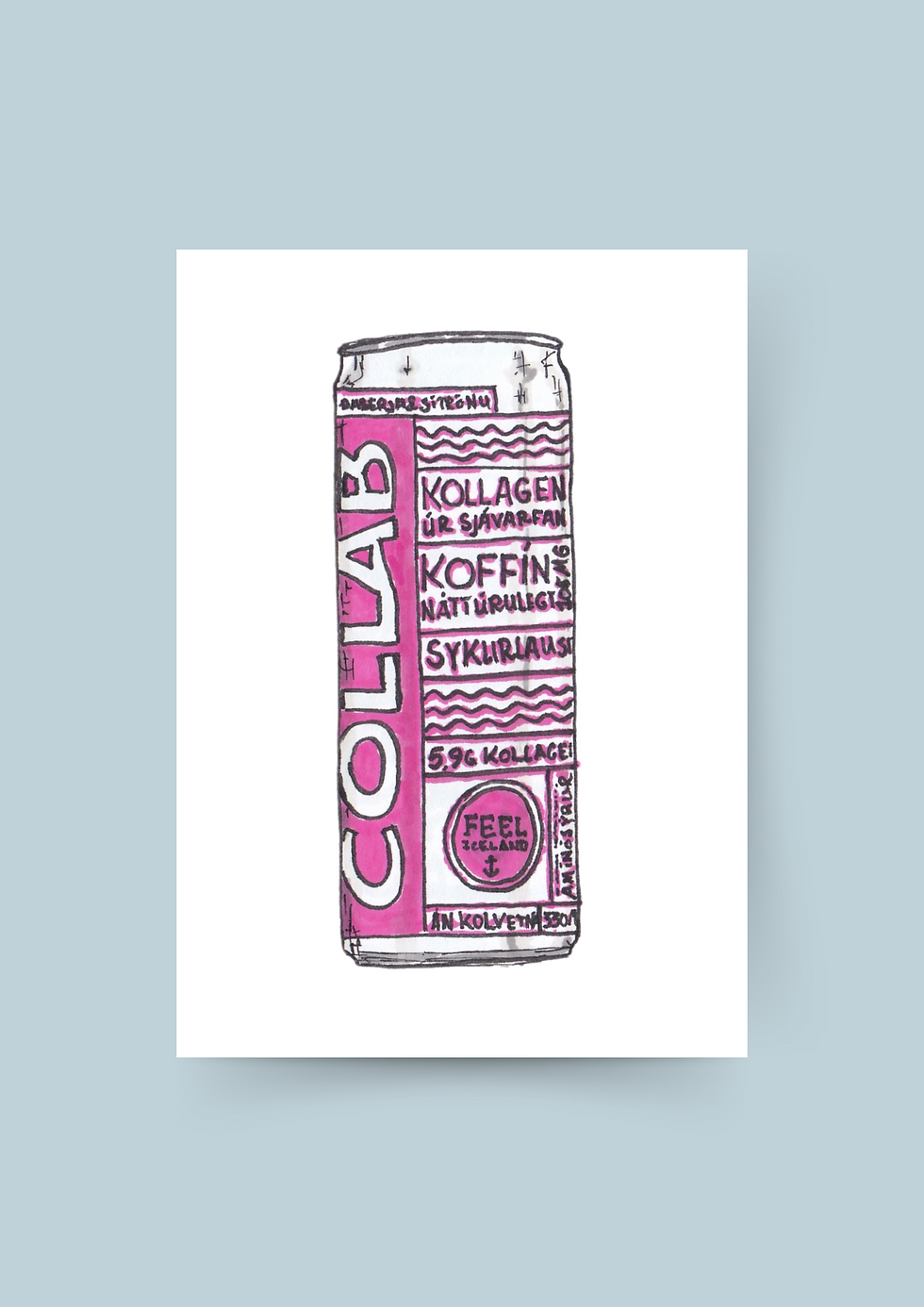 Collab - Jarðaberja & Sítrónu