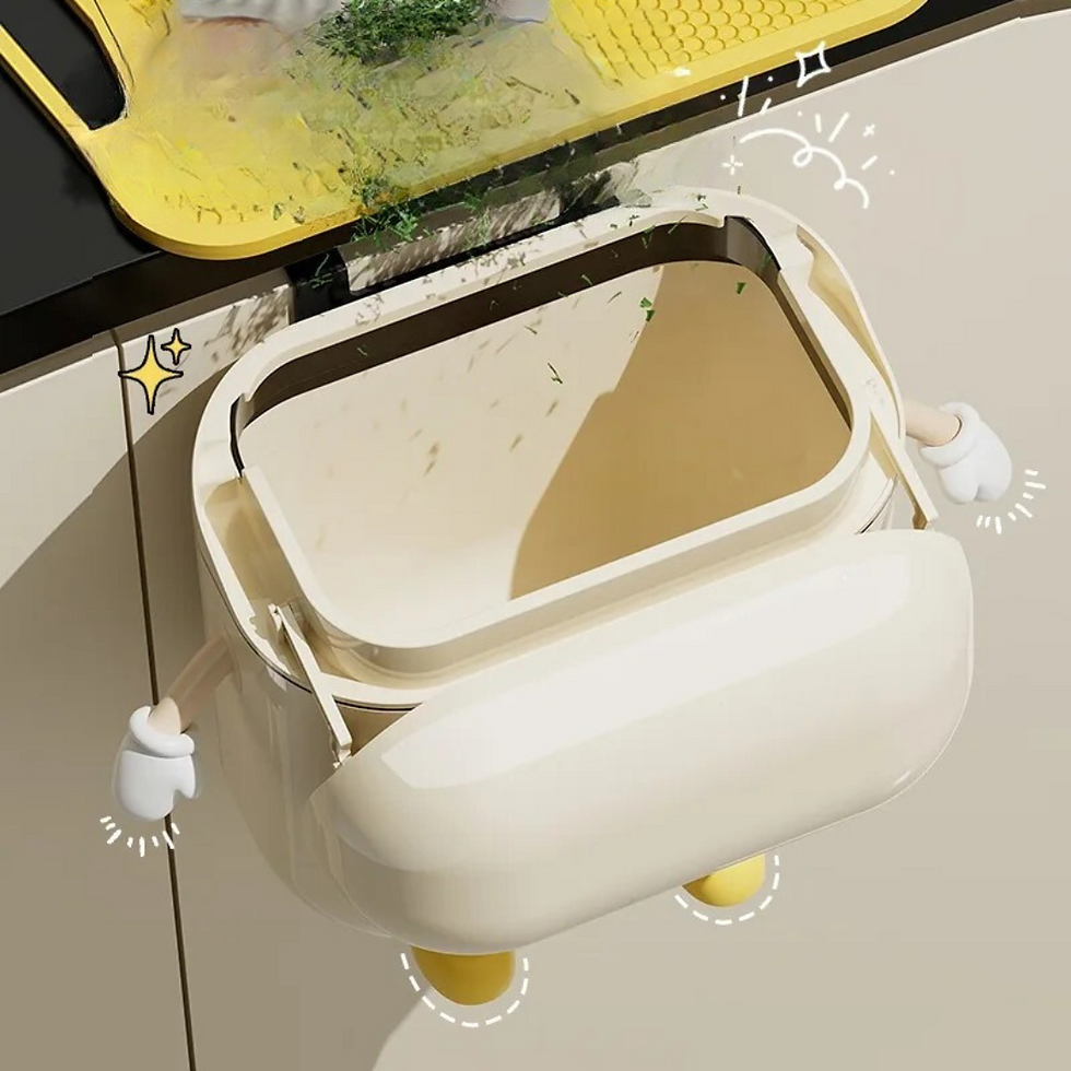 Miniatura: Lixeira de Parede para Cozinha 9L/12L com Tampa