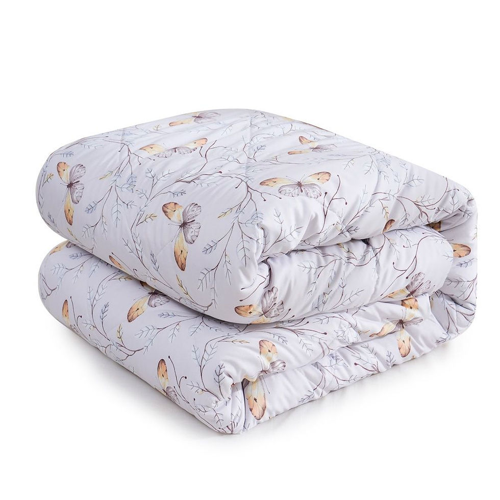 Miniatura: Edredom 300 Fios Sono Leve Estampado Butterfly Areia