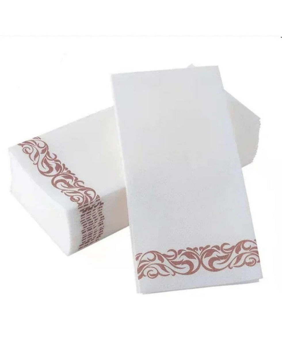 Miniatura: Guardanapos de Papel Elegantes 50 Peças Decoração para Casamento e Festas