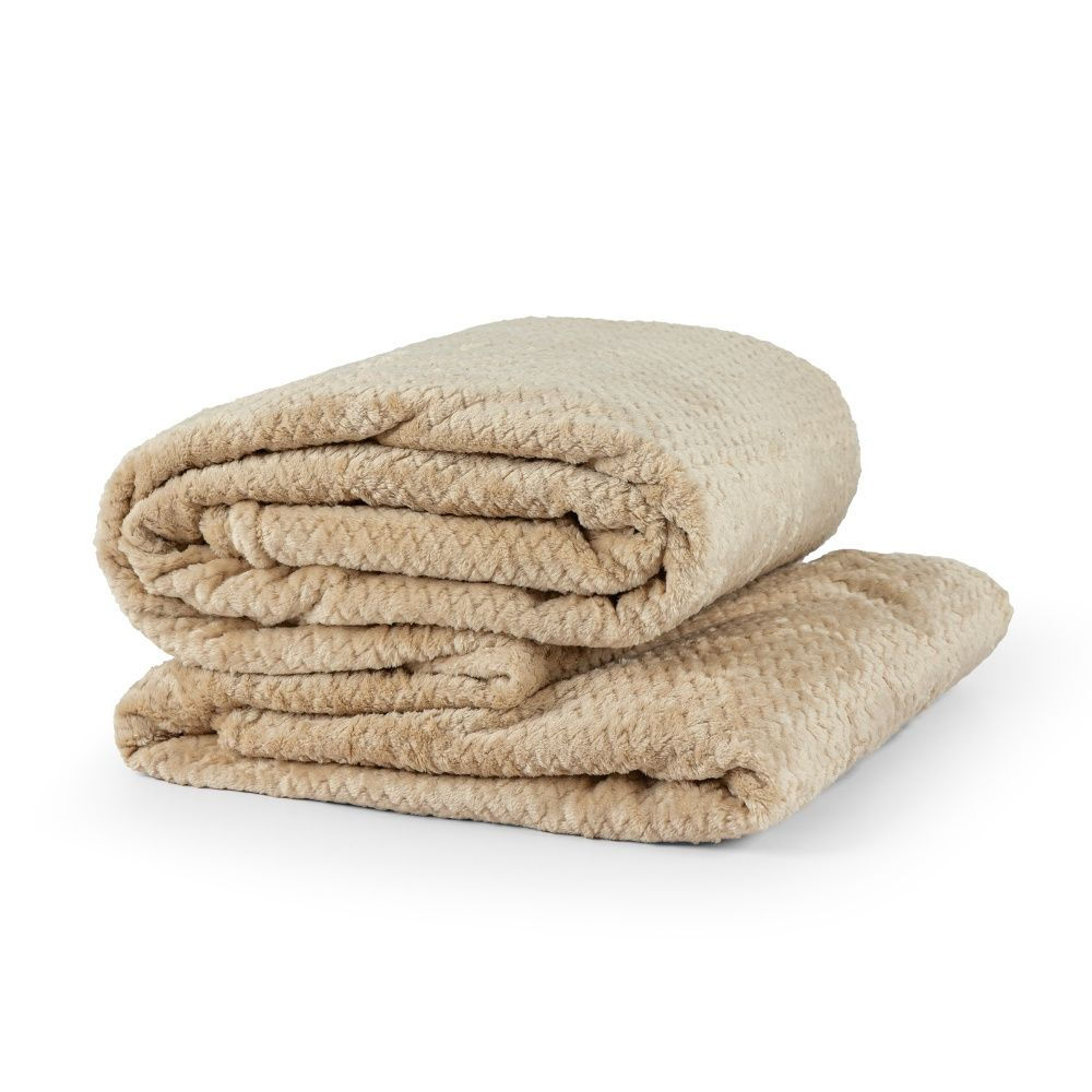 Cobertor Manta Flannel Super Macio Casal Queen King 2,20m x 2,40m 280g/m² Chevro