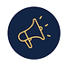 Icône communication — supports, réseaux sociaux et visibilité pour votre club.