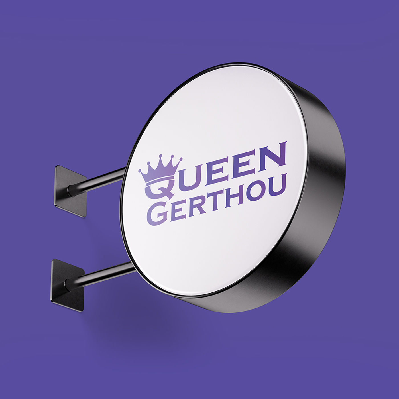 Branding design for Queen Gerthou — portfolio cover