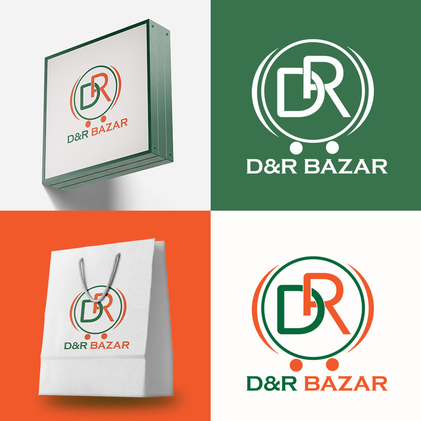 Logo Design for D&R Bazar — portfolio cover