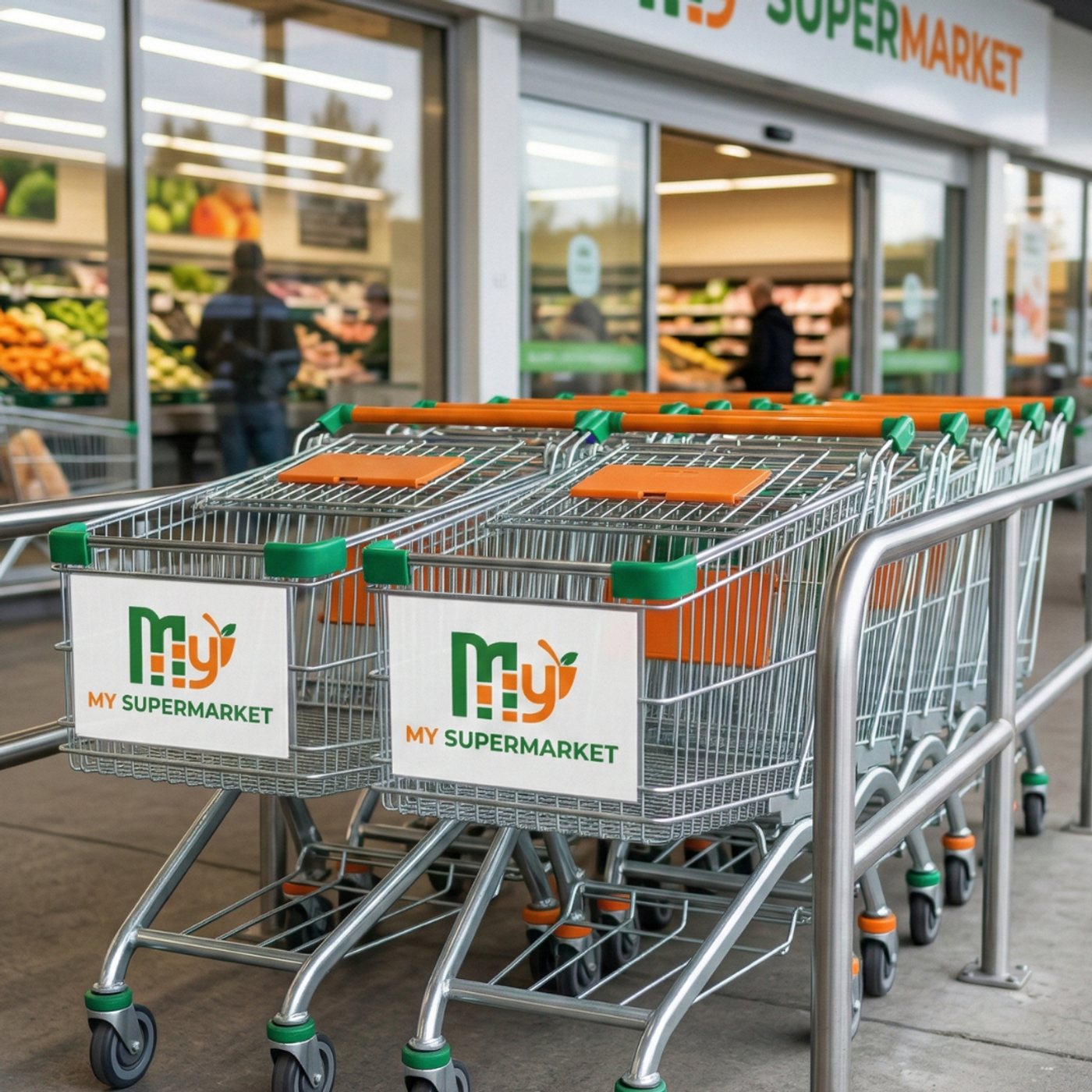 My Supermarket branding