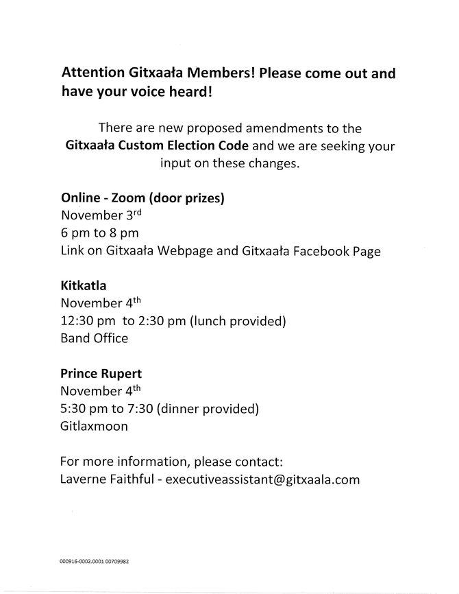 Gitxaala Custom Election Code