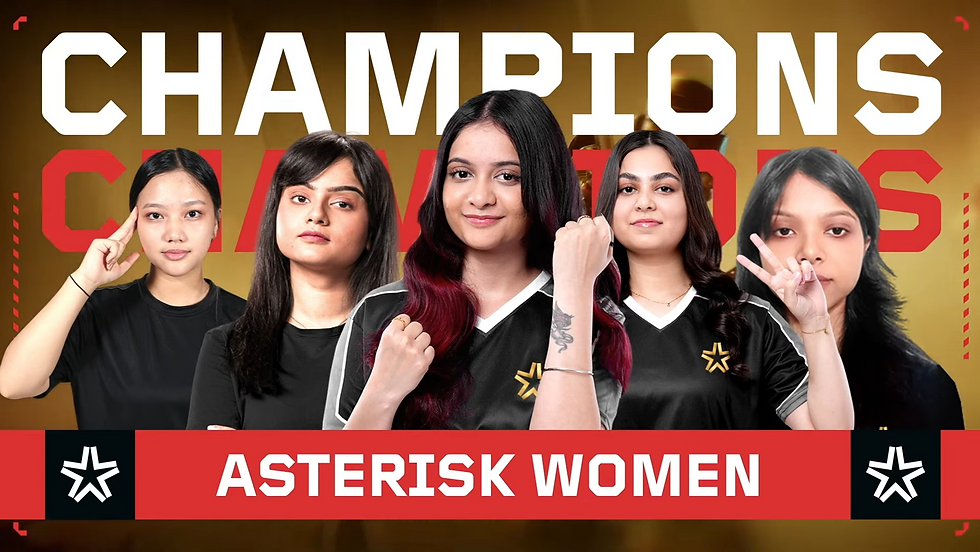 Asterisk Women Defeated Velocity Gaming X With A 3-1 Scoreline In The Split 2 Grand Finals
