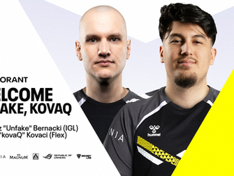 UNFAKE and kovaQ join Team Vitality ahead of the VCT 2025: EMEA Stage 2