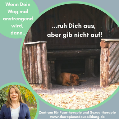 Ausruhen statt aufgeben