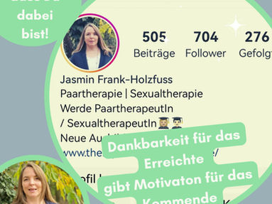 Dankbarkeit für jeden Schritt