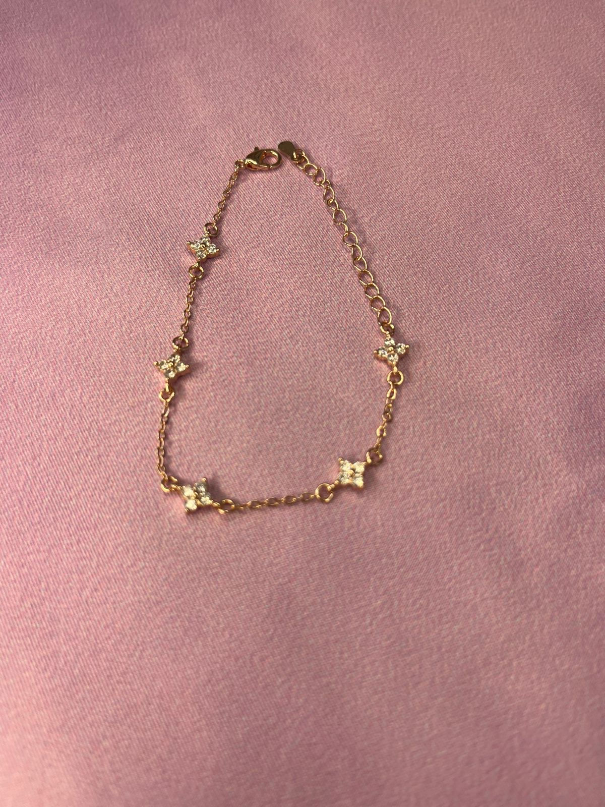 Rose Gold Flower bracelet