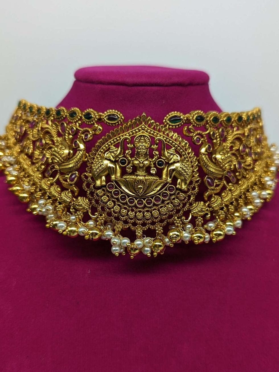 Gold Plated Lakshmi Choker