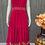 Thumbnail: Indian Party Dresses - Dark Pink Long Party dress in Size 44