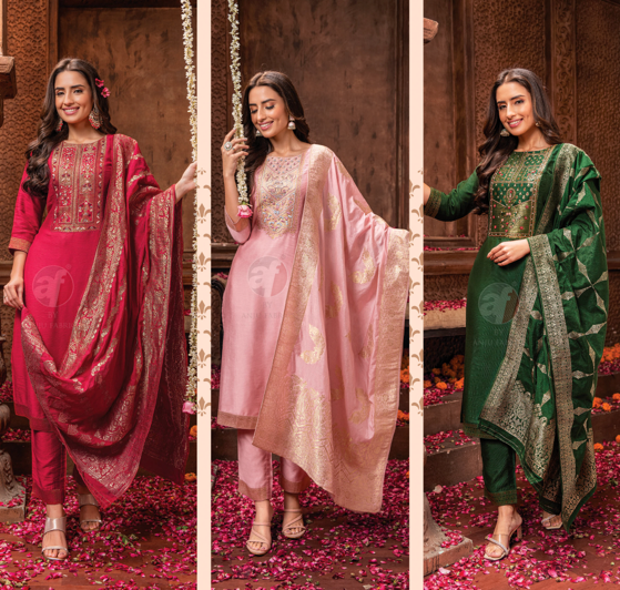 Thumbnail: Churidar for Women - Stylish and Beautiful Party Wear Salwar Kameez