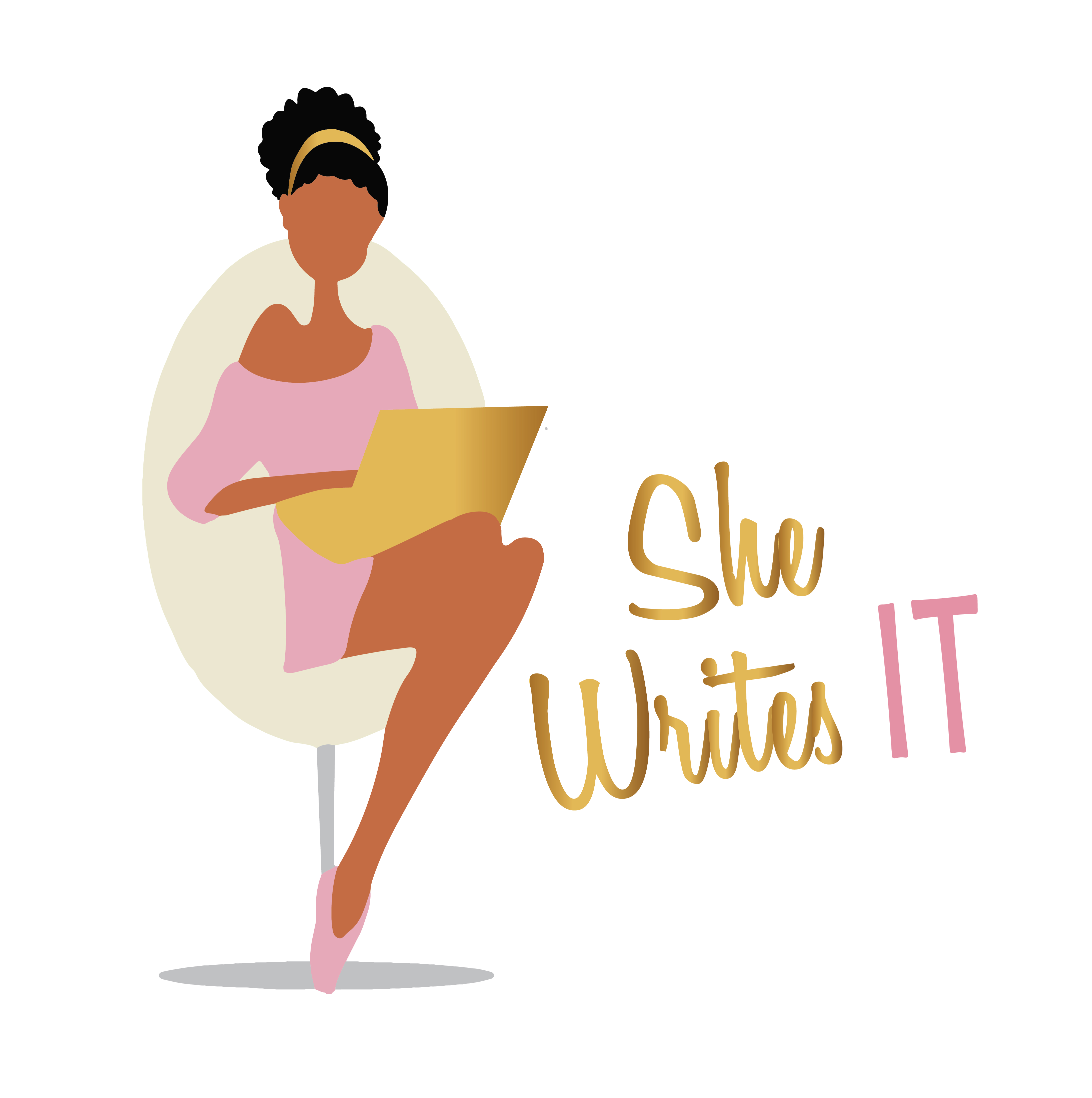 She Writes It logo