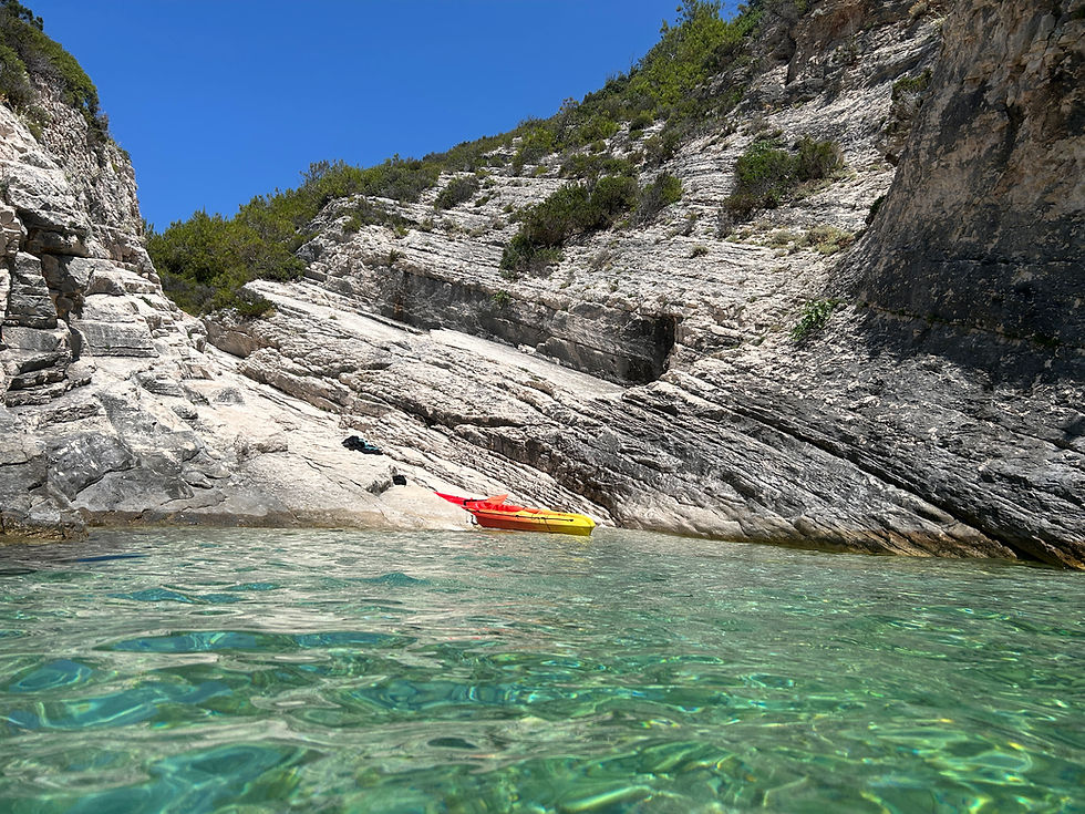 14 miles of paddling was worth it