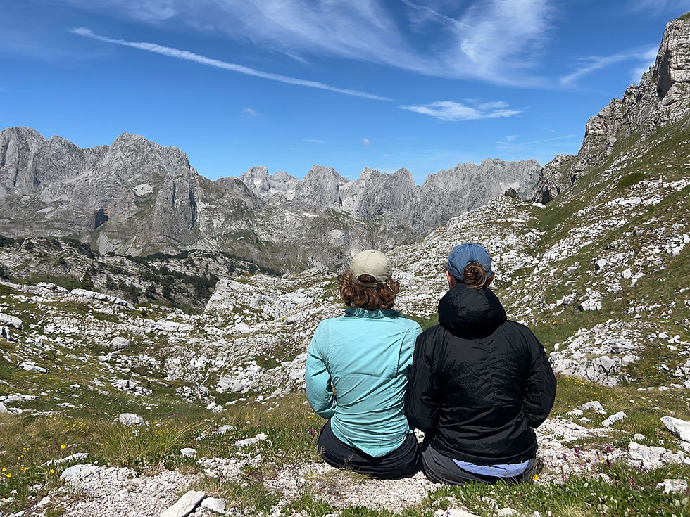 Looking towards Montenegro