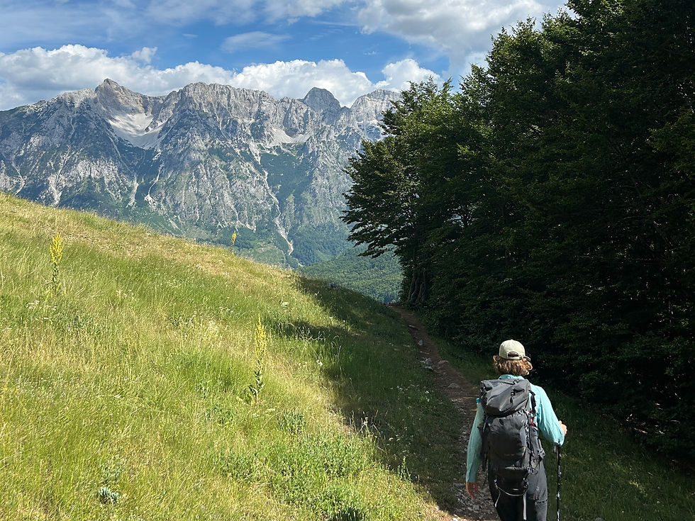 The Albanian Alps near Valbona