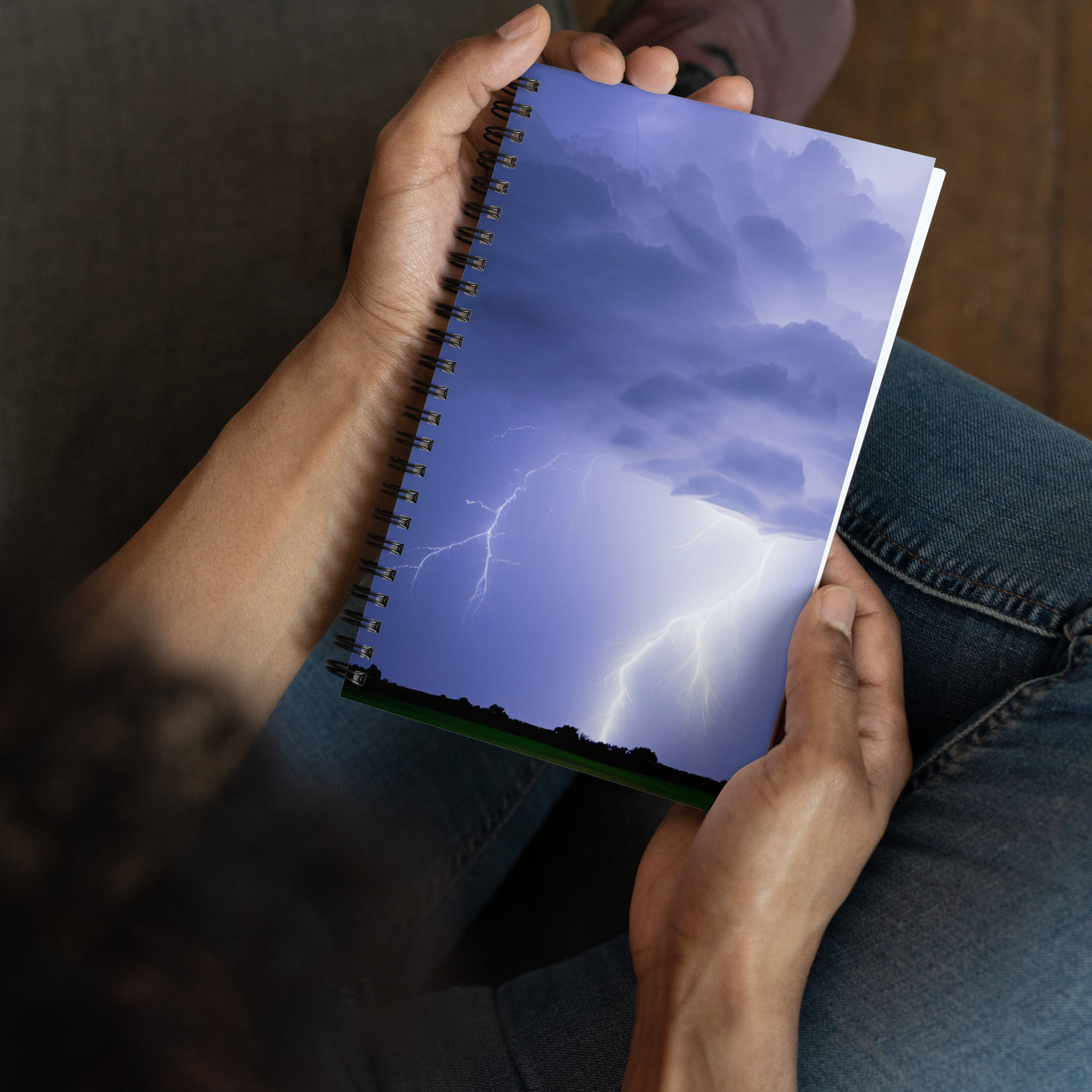 Lightning Spiral notebook