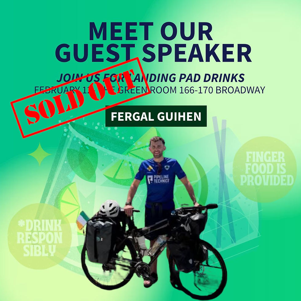 Rossie to Aussie Landing Pad Drinks