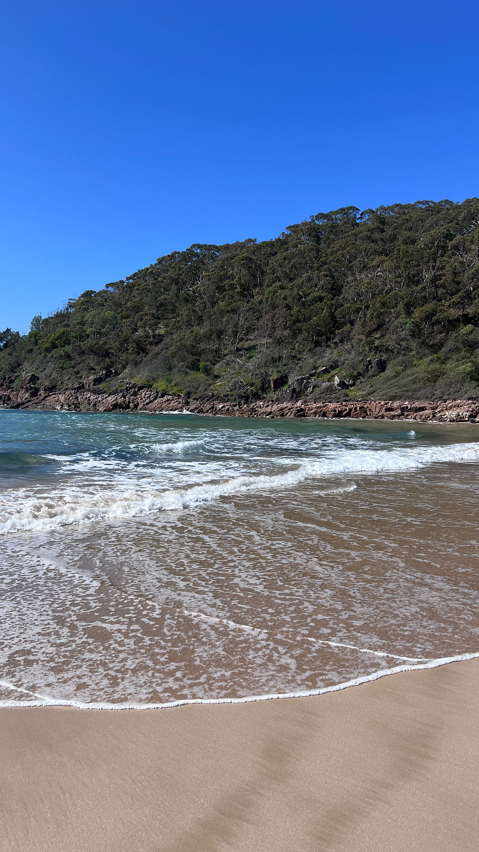 Our new local swimming spot near the Beach House at One Mile.