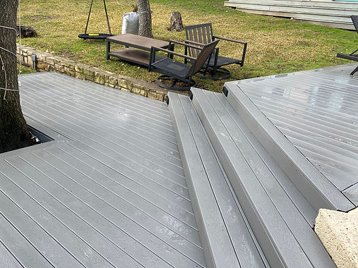 Composite Deck Wash Before