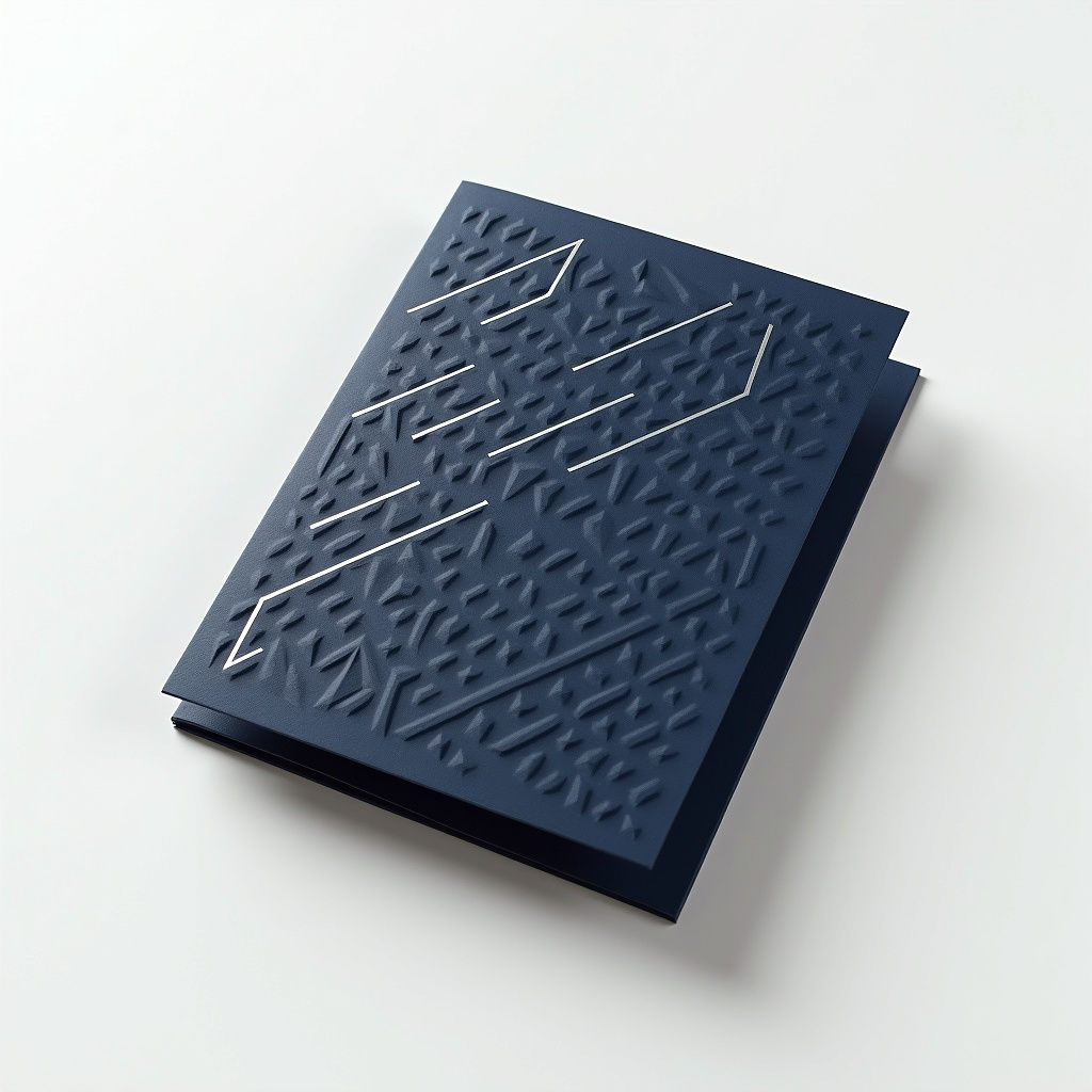 Embossed Geometric Card