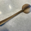 Thumbnail: Large Tulip Wood Serving Spoon
