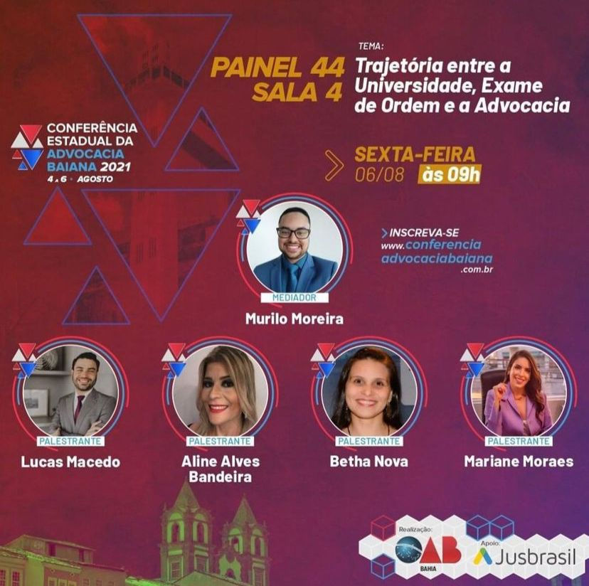 Trajetória entre a Universidade, Exame de Ordem e Advocacia