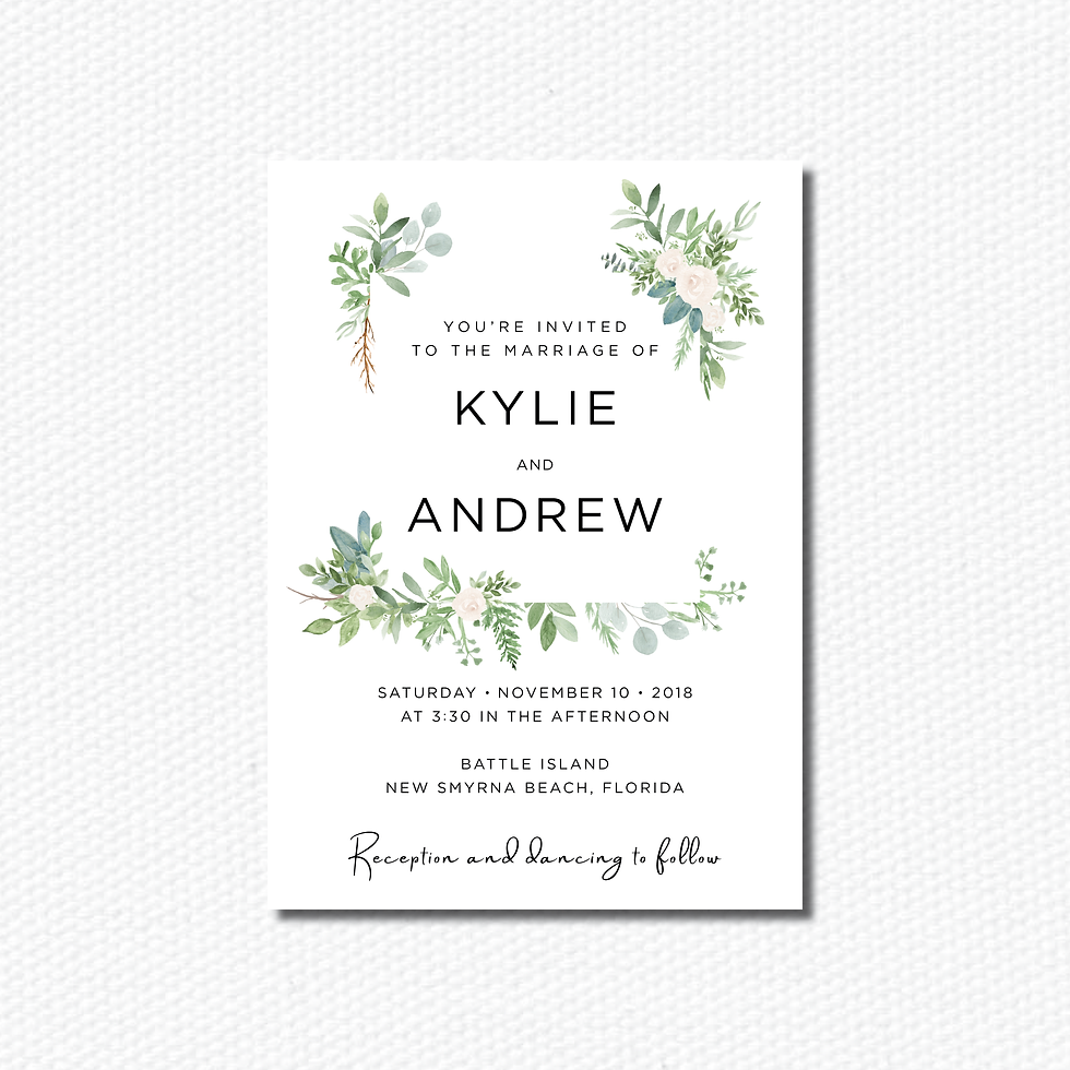 wedding invitation
