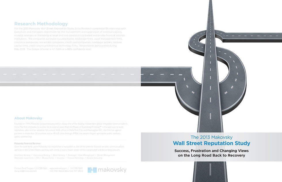 2013 Wall St. Study - Front Cover
