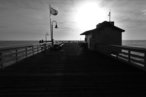 SC pier shack BW.jpg