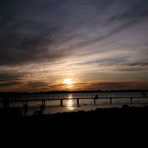 Porto Alegre - Por do sol no rio Guaíba