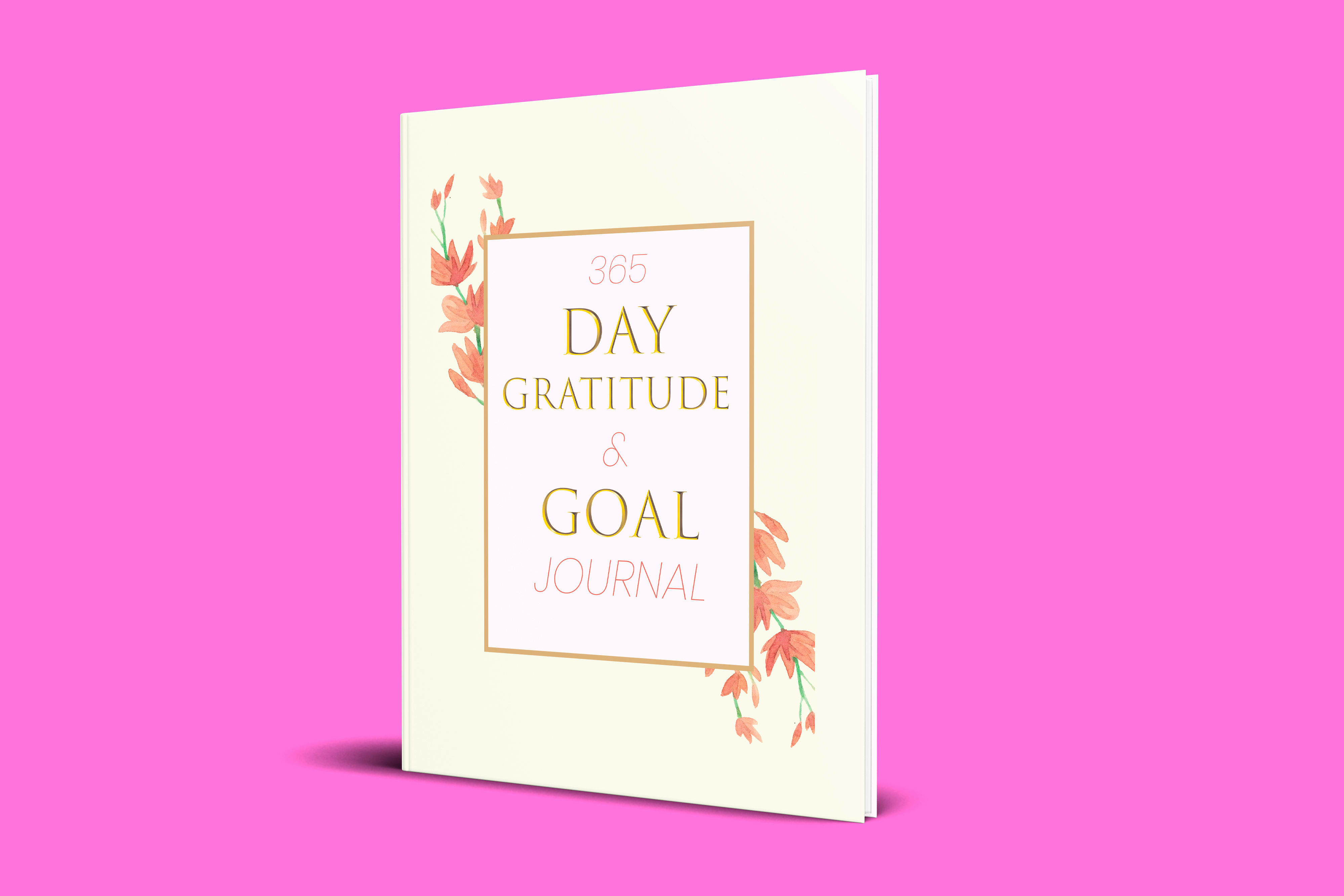 365 Day Gratitude & Goal Journal Floral