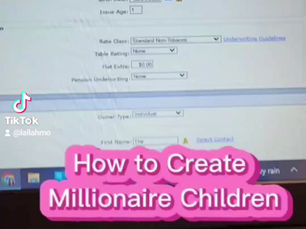How to Create Millionaire Kids Using Life Insurance