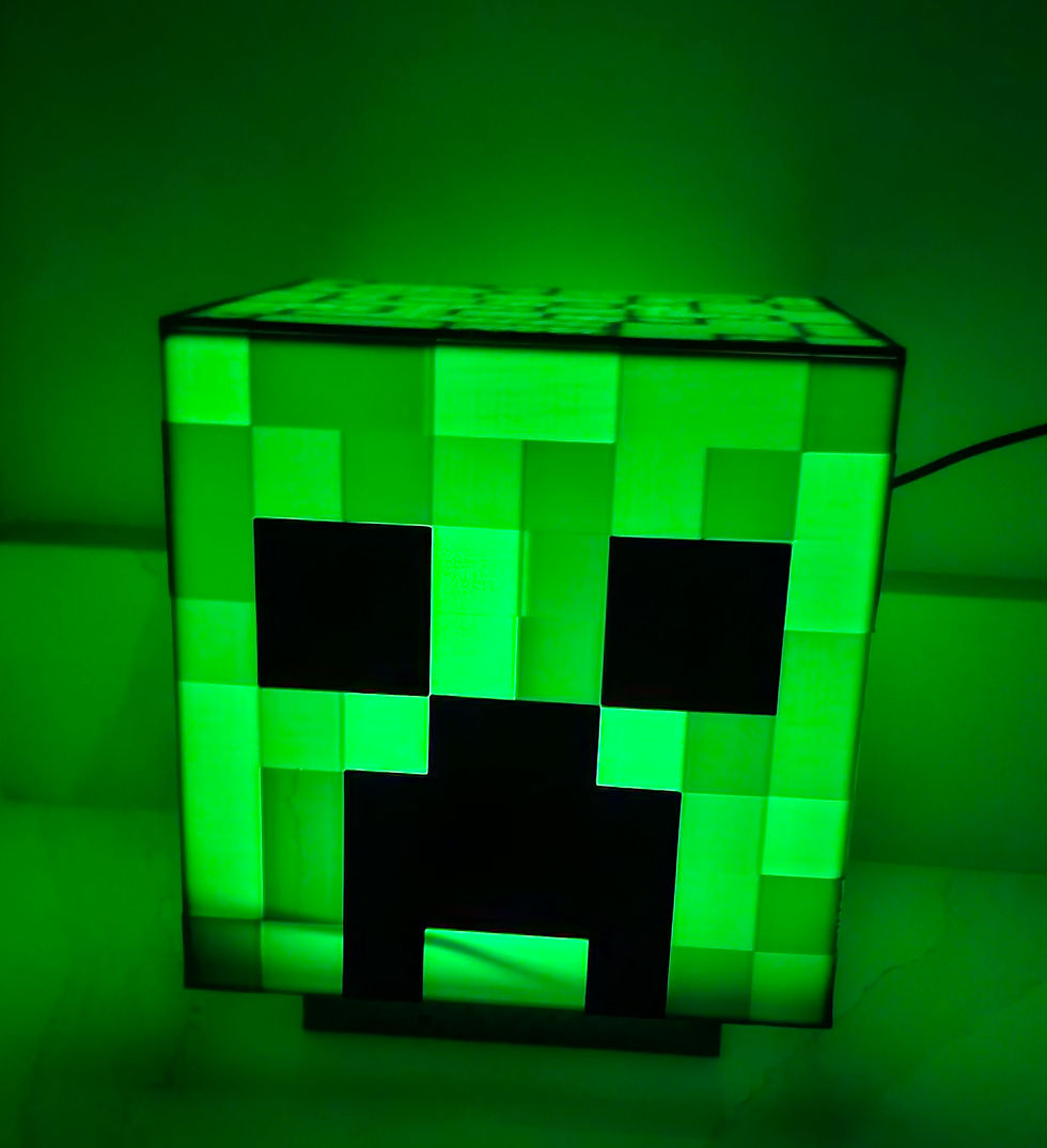 Thumbnail: Minecraft creeper night light 