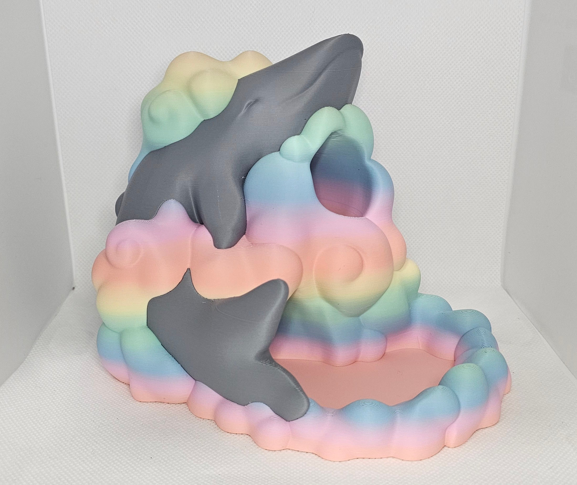 Sleepy whale dice tower 