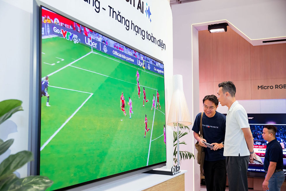Với AI TV, màn hình và thiết bị âm thanh 2026, Samsung mở ra kỷ nguyên giải trí mới trong không gian sống hiện đại