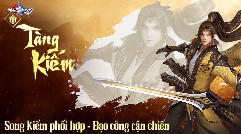 Tàng Kiếm – môn phái song kiếm phối hợp, bạo công cận chiến