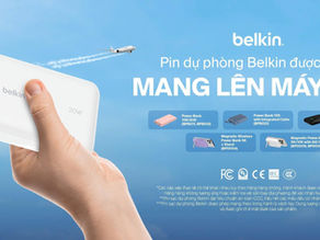 Belkin công bố các dòng sạc dự phòng thế hệ mới đạt chứng nhận CCC, được phép mang lên máy bay