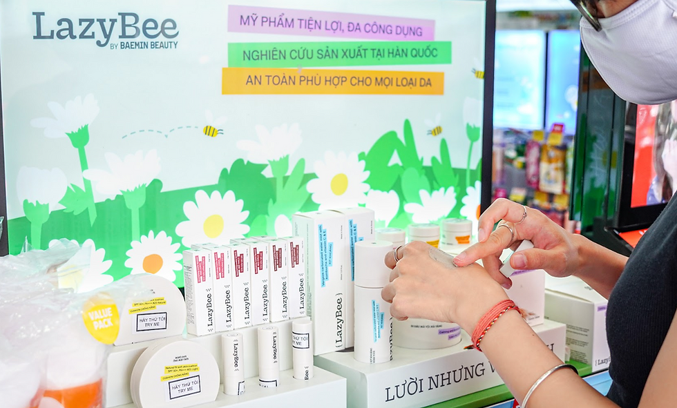 Thương hiệu mỹ phẩm Lazy Bee chính thức có mặt tại Việt Nam