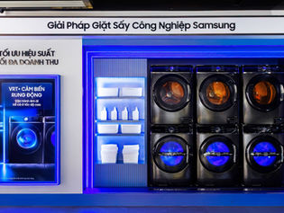 Samsung ra mắt giải pháp giặt sấy công nghiệp